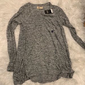 NWT heathered long sleeve top